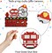 3rd Fire Birthday Cake Topper - Fire Themed Party Fire Truck Ladder Fire Hydrant Fire Hat Happy Birthday Decoration